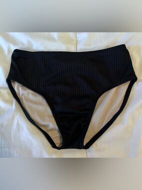 art class Girls Black Ribbed Swimwear Bottoms kids size L (10/12) bathing suit